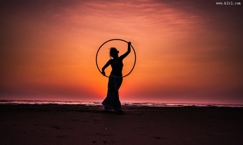 女人的人影轮廓图片