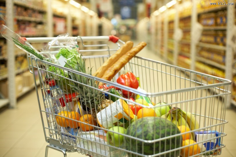 超市购物图片