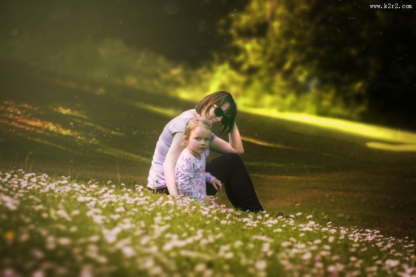 亲昵的母子图片