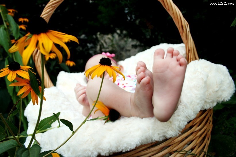 可爱的婴儿小脚丫图片