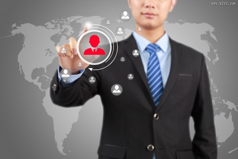 商务招聘形象概念图片