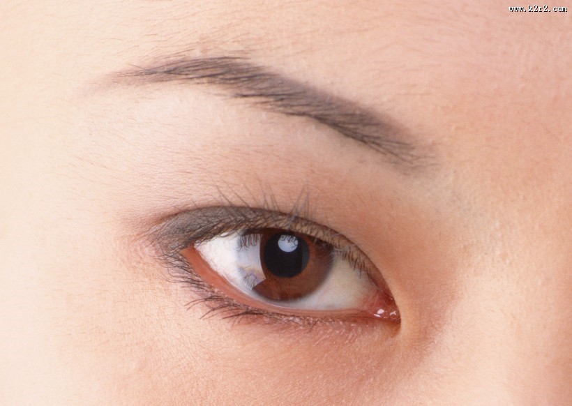 女士眉毛眼睛的特写图片大全