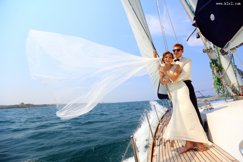 浪漫的情侣夫妻度假旅行图片大全