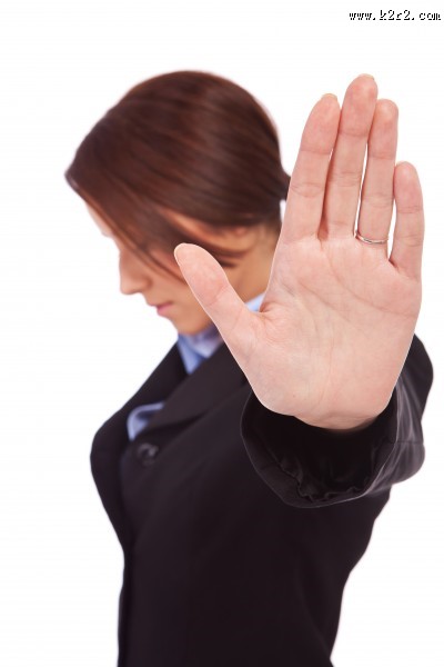 阻止手势的图片