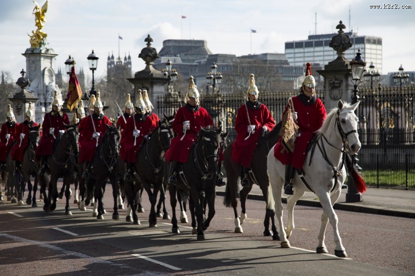 英国皇家骑兵图片大全