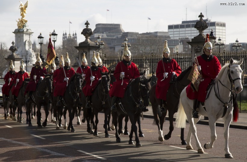 英国皇家骑兵图片大全