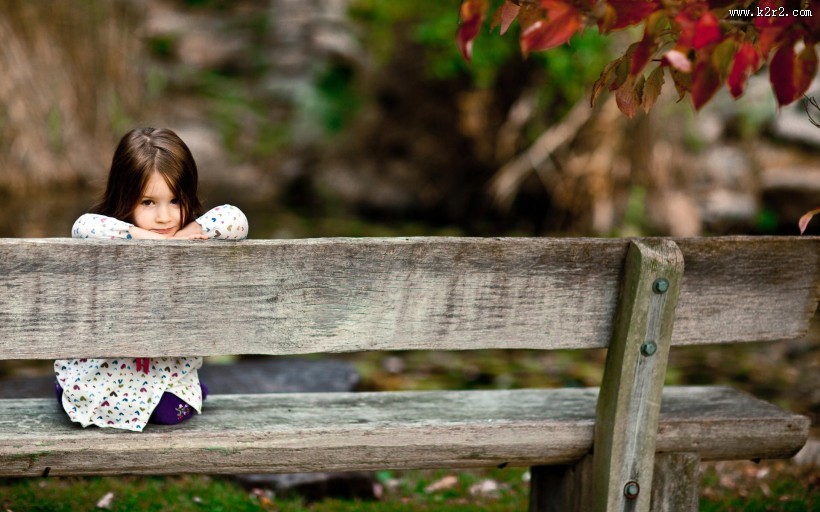秋天的儿童图片
