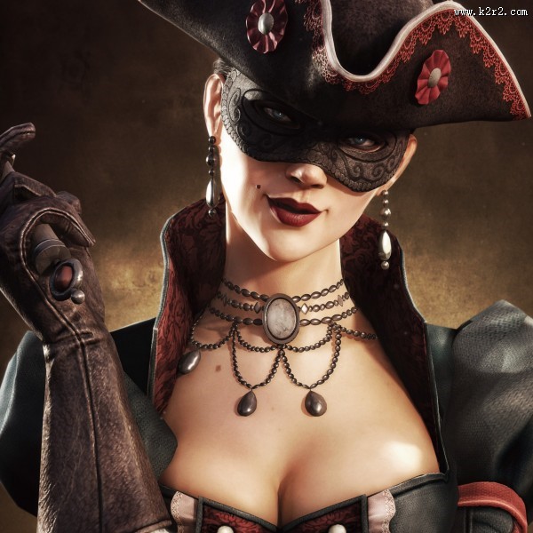 黑暗哥特风少女图片