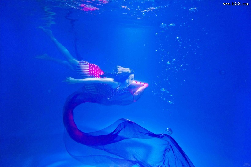 唯美水下人物摄影图片大全