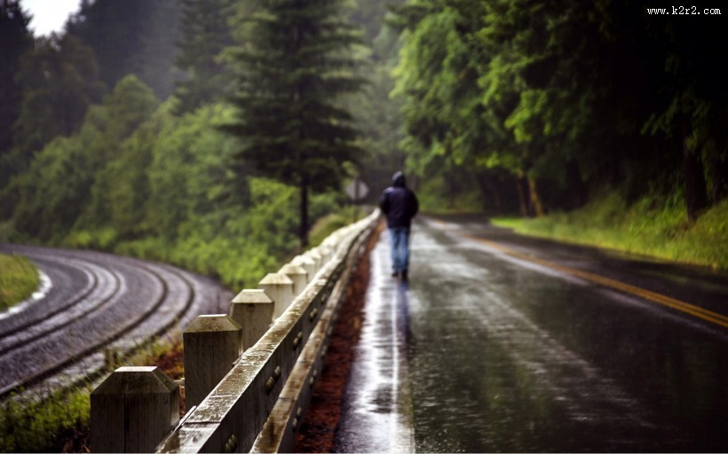 唯美人物背影图片