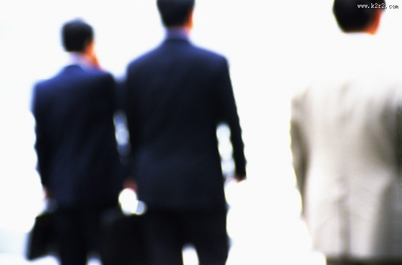 白领商务人士剪影图片