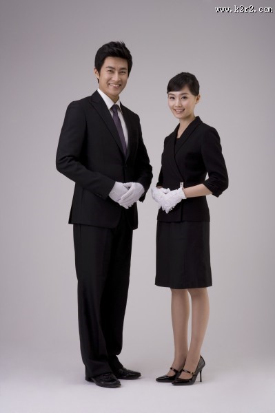 西餐厅服务员图片