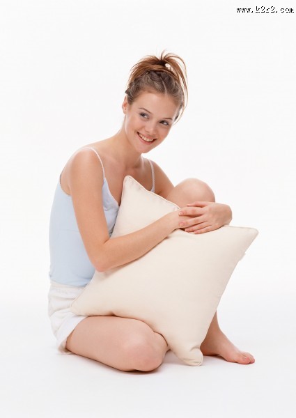 女人放松休息图片