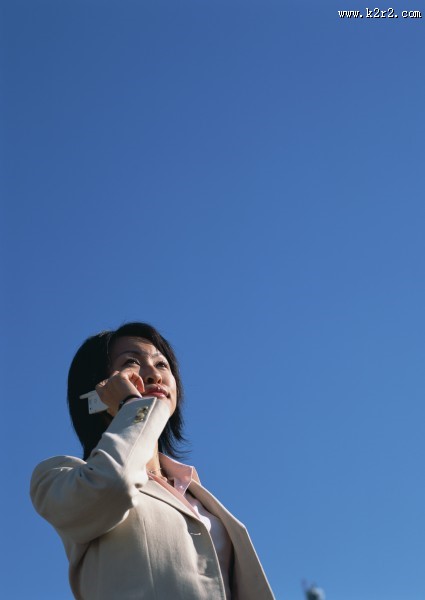 打电话的白领女性图片