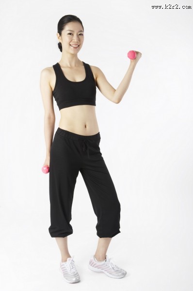 女性哑铃图片