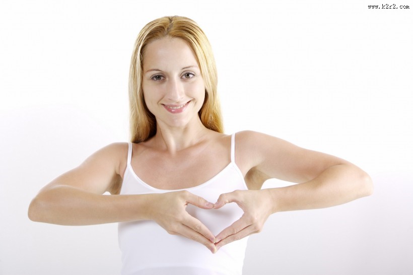 心形和女人图片