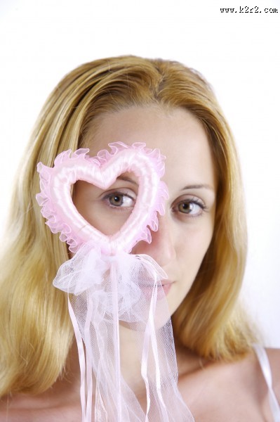 心形和女人图片