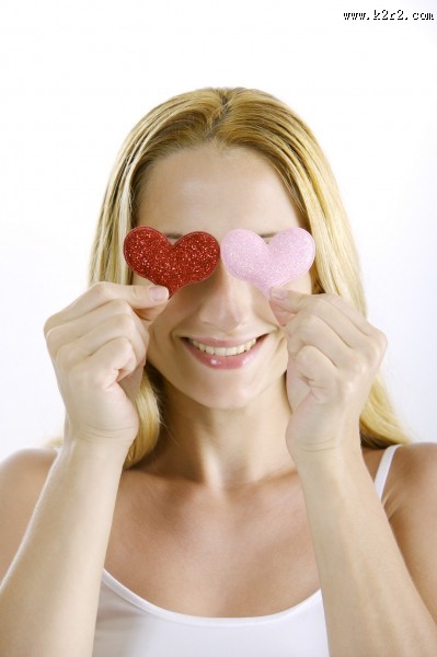 心形和女人图片