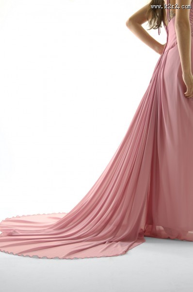 女性晚礼服姿态图片