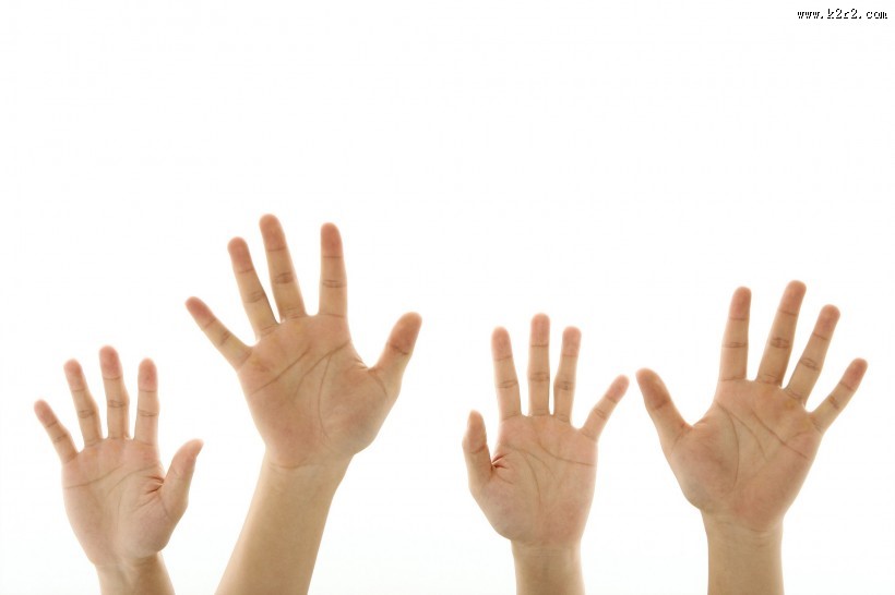 手势特写图片