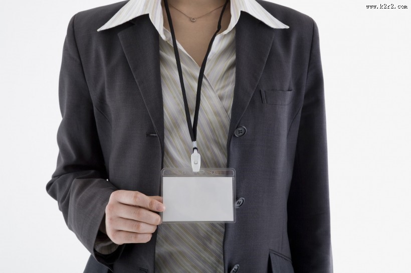 女性空白告示图片