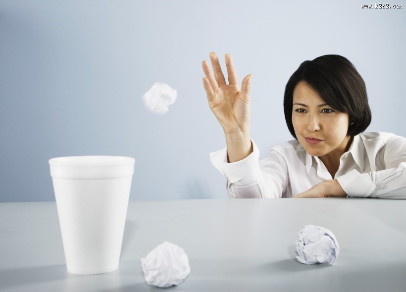 女性商业滑稽姿态图片