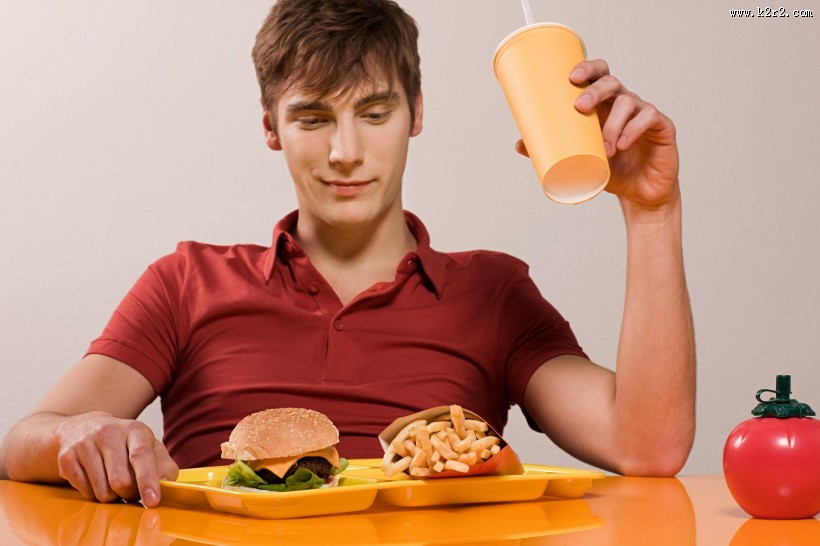 男性美食家图片