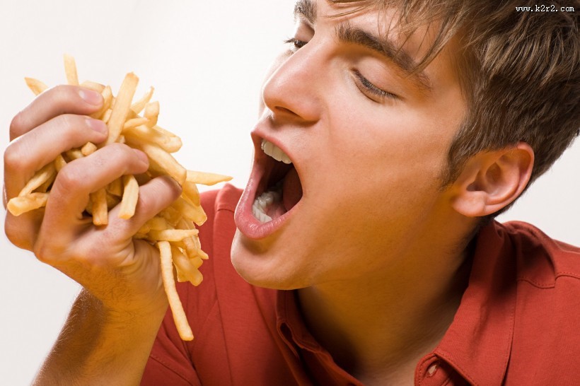 男性美食家图片