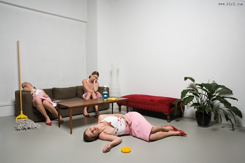 女性孪生概念图片