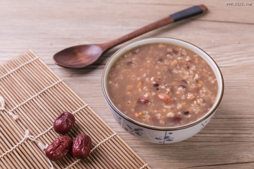 煮好的腊八粥图片大全