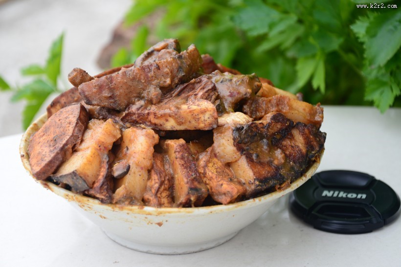 桂林特色名菜荔浦扣肉图片