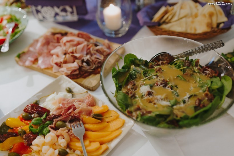 宴会上的开胃菜图片