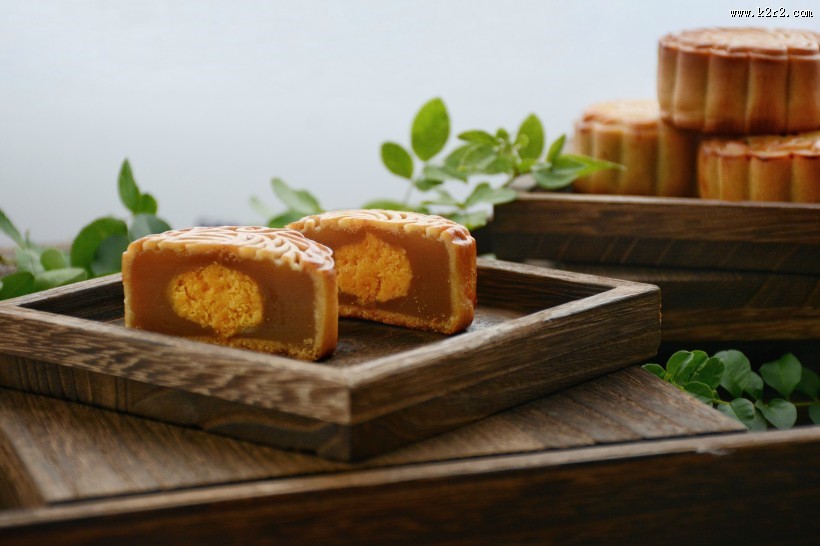 中秋美食月饼图片