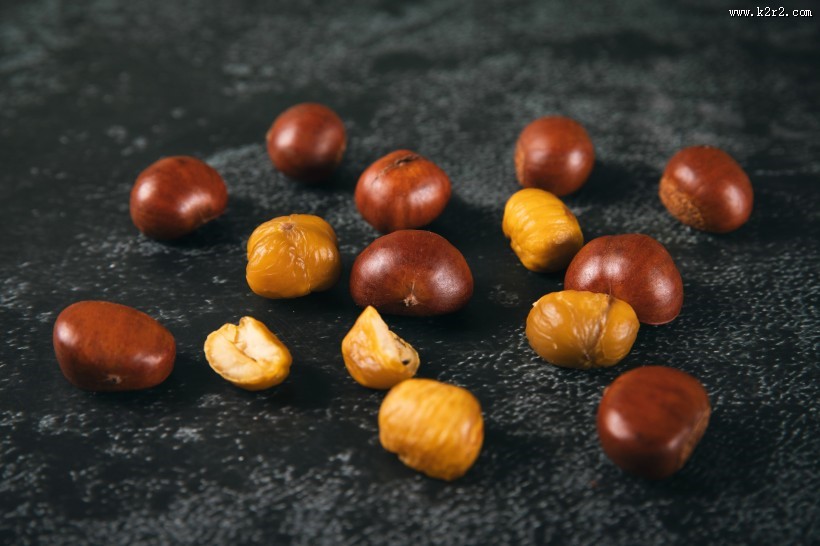 美味好吃的板栗图片
