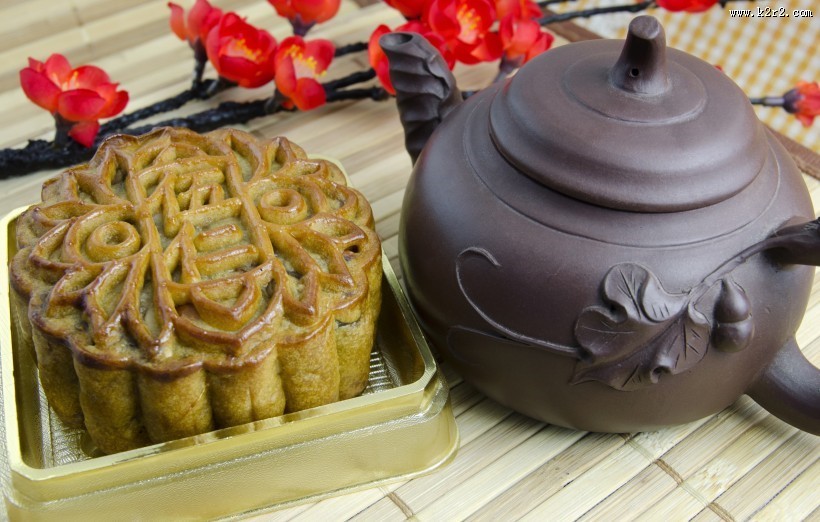 美味的中秋节月饼图片