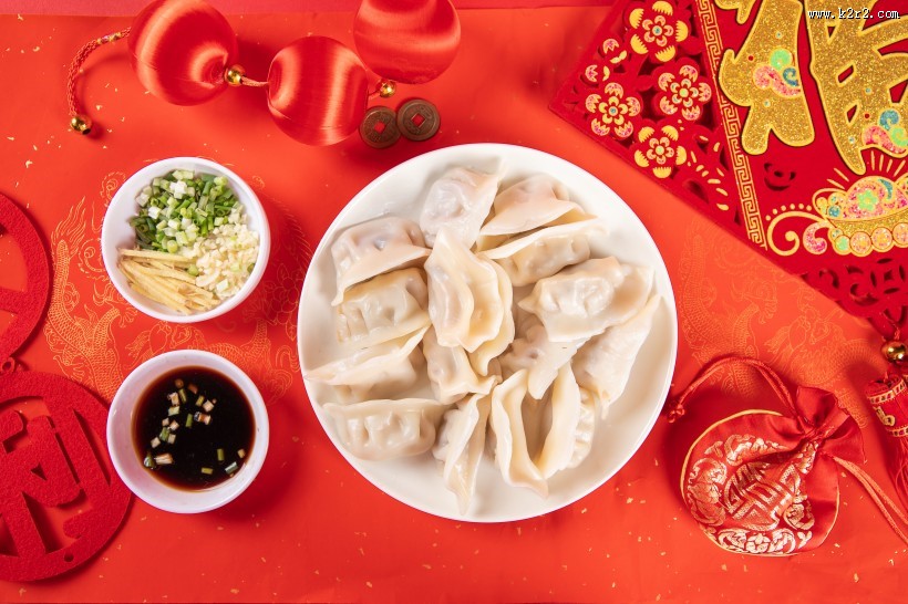 过年春节的饺子图片大全