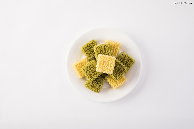 夏日解暑绿豆糕图片