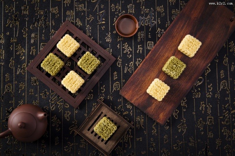 夏日解暑绿豆糕图片