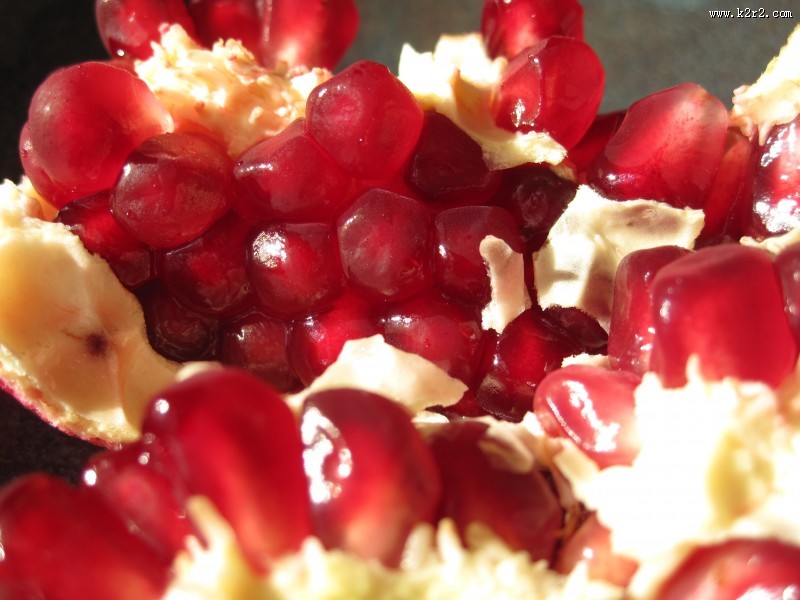 粒粒饱满的石榴粒图片大全