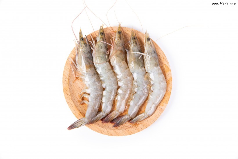 美味新鲜的基围虾图片