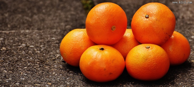 新鲜的橘子图片
