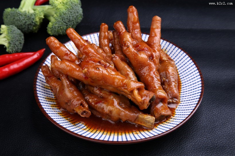 美味好吃的卤味凤爪图片大全