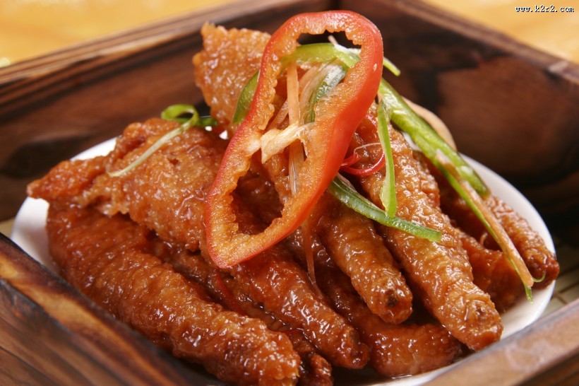美味好吃的卤味凤爪图片大全