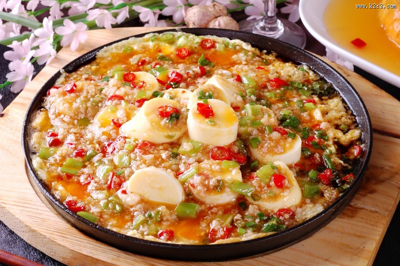 美味可口的红烧日本豆腐图片