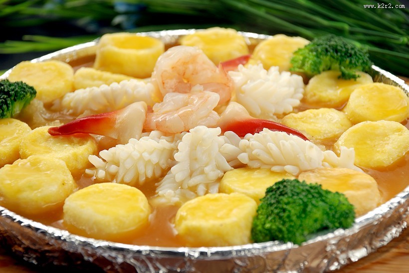 美味可口的红烧日本豆腐图片