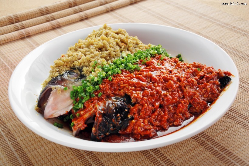 美味可口有营养的剁椒鱼头图片