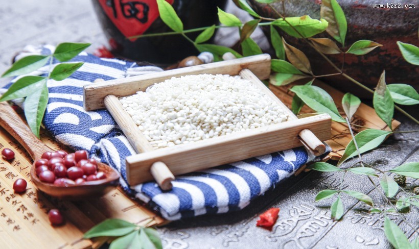 香气袭人的白芝麻图片大全