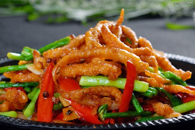 味道超棒的铁板鱿鱼须图片