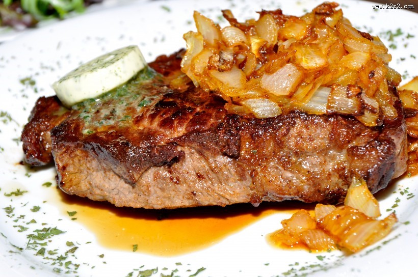 美味的牛排图片