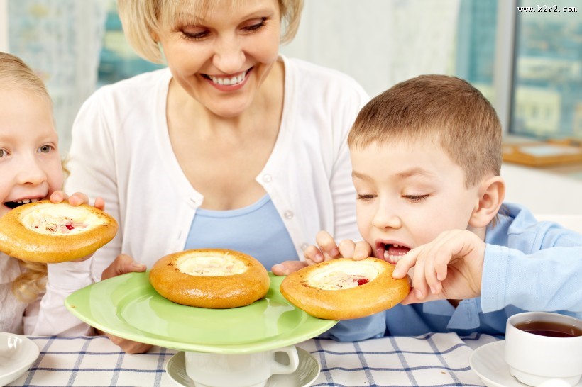 清爽可口的西式早餐图片